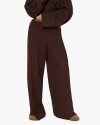 Weworewhat Wide Leg Pull On Pant In Brown