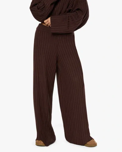 Weworewhat Wide Leg Pull On Pant In Brown