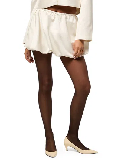 Weworewhat Women's Bubble Hem Miniskirt