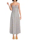 WEWOREWHAT WOMEN'S CAMI FLORAL MAXI DRESS