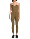 Weworewhat Women's Contrast-strap Scoopneck Jumpsuit
