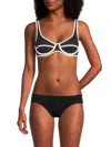 Weworewhat Scoop Neck Underwire Bikini Top
