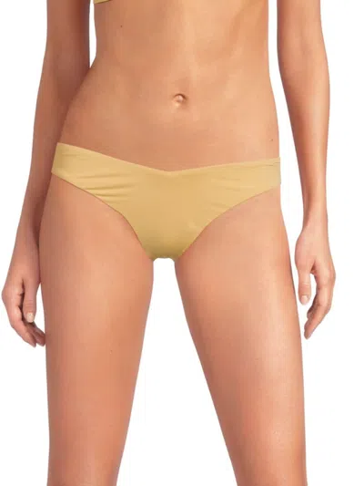 Weworewhat Women's Delilah Bikini Bottom In Brown