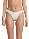 Weworewhat Classic Scoop Bikini Bottom In White