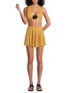 Weworewhat Flounce Skirt In Brown