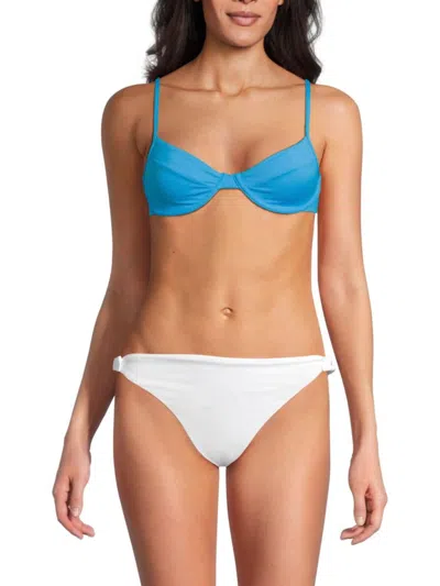 WEWOREWHAT WEWOREWHAT WOMEN'S FULL COVERAGE UNDERWIRE BIKINI TOP