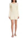 Weworewhat Open Back Mini Dress In Sandshell