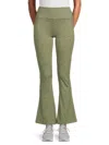 Weworewhat Low Rise Flare Pant In Army Green