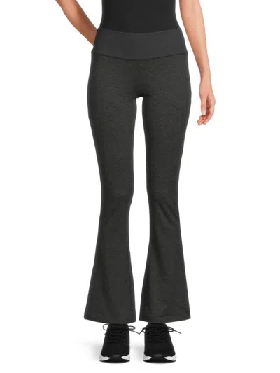 Weworewhat Women's Low Rise Flare Pants In Black