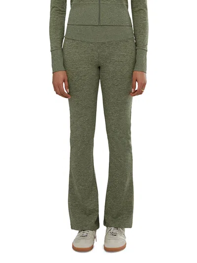 Weworewhat Women's Low Rise Flare Pants In Stone