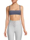 Weworewhat Women's Nylon-blend Cami Bandeau Bra Top