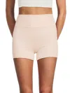 Weworewhat Women's Nylon-blend Hot Shorts