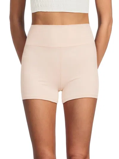 Weworewhat Women's Nylon-blend Hot Shorts