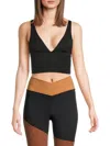 Weworewhat Women's Nylon-blend Plunge Tank