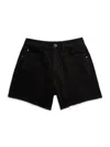 Weworewhat High-rise Flare Short In Black