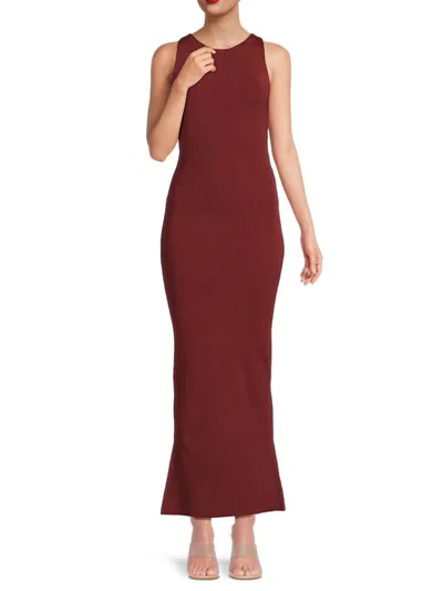 WEWOREWHAT WEWOREWHAT WOMEN'S RIBBED MAXI DRESS