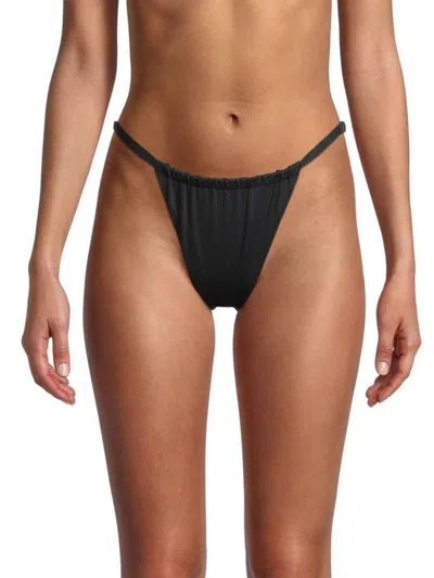 WEWOREWHAT WEWOREWHAT WOMEN'S RUCHED BIKINI BOTTOM