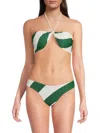 Weworewhat Rope Tie Halter Bikini Top