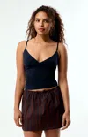 Weworewhat Pull On Mini Skirt In Red