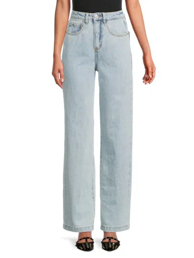 Weworewhat Babies'  Women's Wide Leg Jeans In Light Wash