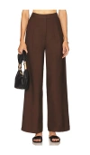 Weworewhat X Revolve Tailored Pant In Brown