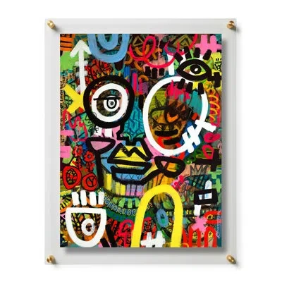 Wexel Art Aunty With The Fruit Bowl By Charmaine Chanakira In Framed Print Without Mat
