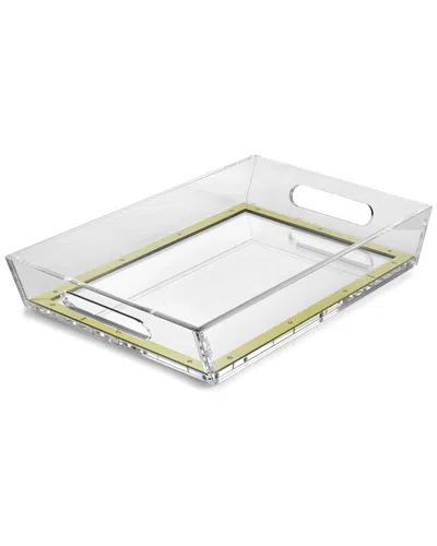 Wexel Art Clear Acrylic Changeable Tray In Green