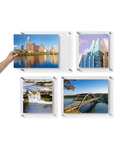 Wexel Art Gallery Wall Set Of 4 Uv Grade Acrylic Double Panel Frames