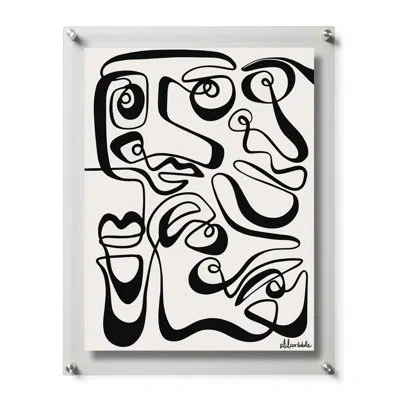 Wexel Art Just One Line By Alannah Tiller In Multi