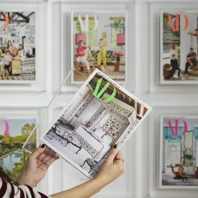 Wexel Art Magnazine Float Frame For 8.5x11 Booklets In Clear