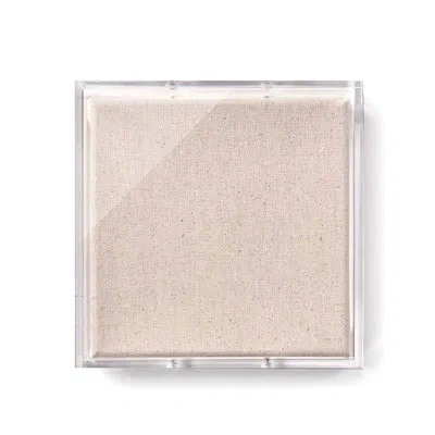 Wexel Art Modern Acrylic Shadowbox With Linen Canvas 3" Depth | Uv Grade In Neutral