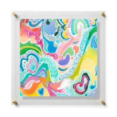 Wexel Art Over The Rainbow By Carolyn Joe In Gold
