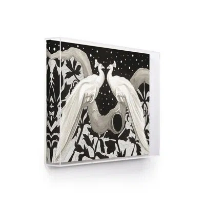 Wexel Art Peacocks In Love By Flip Solomon In Shadow Box