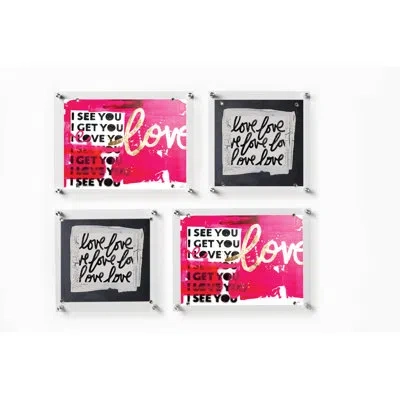 Wexel Art Pinwheel Mixed Picture Frame Set In Clear