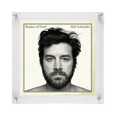 Wexel Art Record Album Frame With 12x12" Square Acrylic Mat (for Sleeve Or Vinyl) With Silver Hardware