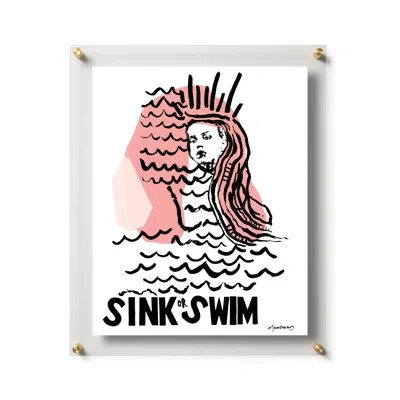 Wexel Art Sink Or Swim By Maggie Macdonald In Multi