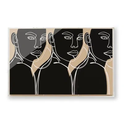 Wexel Art Three By Alannah Tiller In Shadow Box