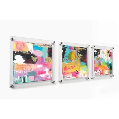Wexel Art Trio Picture Frame In Silver
