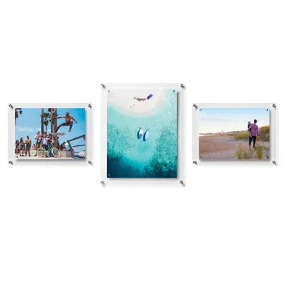 Wexel Art Triple Combo Picture Frame Set In Silver
