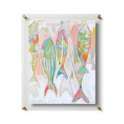Wexel Art Upstream Colour By Kimberly Zukley In Framed Print Without Mat