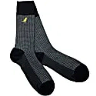 Whalley Finch Men's Black / Grey Houndstooth Grey & Black