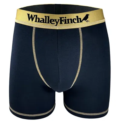 Whalley Finch Men's Blue Everyday Vibe Navy Boxer Brief