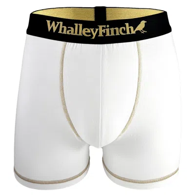 Whalley Finch Men's Everyday Vibe White Boxer Brief