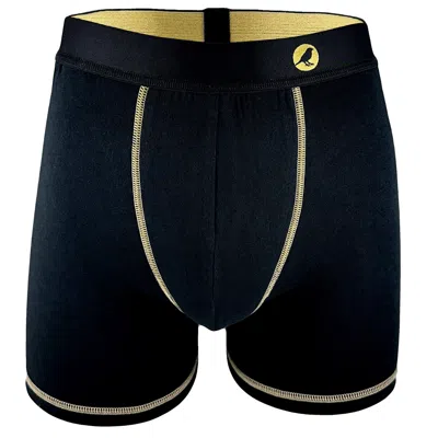 Whalley Finch Men's Goldblack Black & Gold Boxer Brief