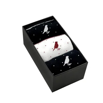 Whalley Finch Men's Ollie Dots Three-pair Box In Multi