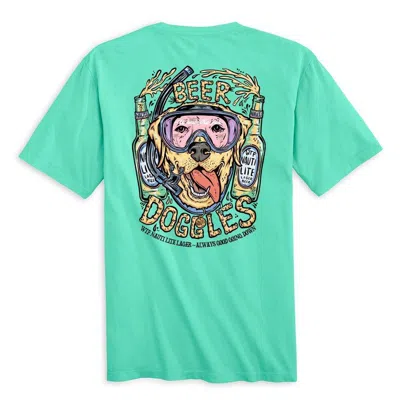 What The Fin Men's  Beer Doggles T-shirt In Blue