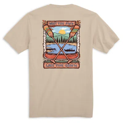 What The Fin Men's  Big Paddles T-shirt In Neutral
