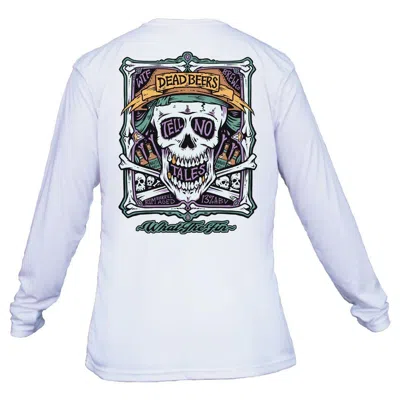 What The Fin Men's  Dead Beers Performance Long Sleeve T-shirt In Multi