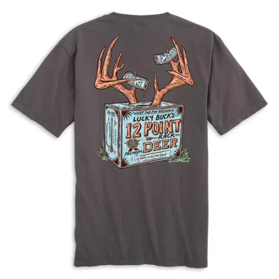What The Fin Men's  Lucky Bucks T-shirt In Brown