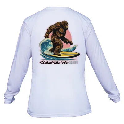 What The Fin Men's  Surf Squatch Performance Long Sleeve T-shirt In Multi